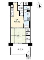 URサンヴァリエ桜堤の間取り