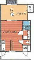 サンライズ山本Bの間取り