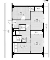 兵庫県加古川市尾上町池田(マンション)の賃貸物件の間取り