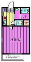 埼玉県さいたま市緑区東浦和3(アパート)の賃貸物件の間取り