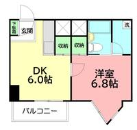 神奈川県秦野市南矢名2(マンション)の賃貸物件の間取り