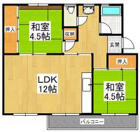 狭山住宅3号棟の間取り