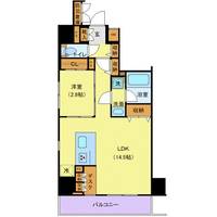 東京都中央区日本橋横山町(マンション)の賃貸物件の間取り