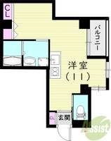 JR立花駅前No.2の間取り