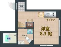 東京都杉並区高円寺北2(マンション)の賃貸物件の間取り