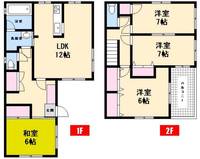 広島県広島市西区井口3(一戸建)の賃貸物件の間取り