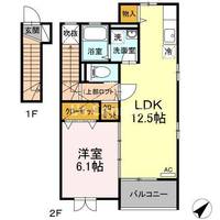 パセオプラシード成田Aの間取り