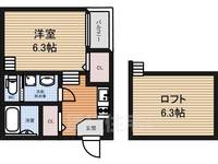 愛知県名古屋市熱田区伝馬2(アパート)の賃貸物件の間取り