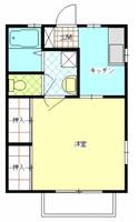 静岡県浜松市中央区大蒲町(アパート)の賃貸物件の間取り