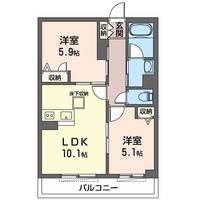 リアン高倉の間取り