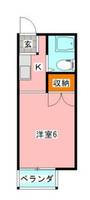 千葉県千葉市中央区大巌寺町(アパート)の賃貸物件の間取り