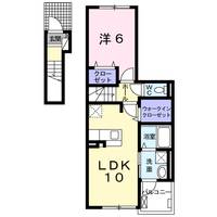 山梨県甲府市山宮町(アパート)の賃貸物件の間取り