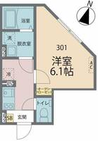 東京都八王子市散田町4(アパート)の賃貸物件の間取り