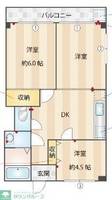 東京都羽村市小作台4(マンション)の賃貸物件の間取り