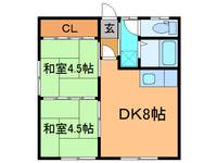 コーポ中丸2の間取り