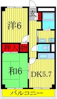 キャトル白山の間取り