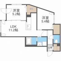 北海道札幌市中央区北一条西20(マンション)の賃貸物件の間取り