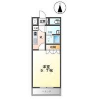 栃木県宇都宮市鶴田町(アパート)の賃貸物件の間取り