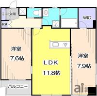 東京都練馬区東大泉4(マンション)の賃貸物件の間取り