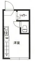 東京都新宿区西落合3(アパート)の賃貸物件の間取り