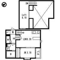 福岡県福岡市博多区吉塚4(アパート)の賃貸物件の間取り