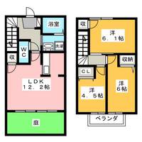 メロディー Bの間取り