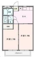 神奈川県大和市西鶴間5(アパート)の賃貸物件の間取り
