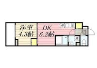 東京都北区滝野川3(マンション)の賃貸物件の間取り