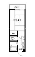東京都中野区弥生町1(マンション)の賃貸物件の間取り