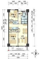 宮城県仙台市太白区東中田1(マンション)の賃貸物件の間取り