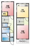 静岡県三島市大宮町3(一戸建)の賃貸物件の間取り