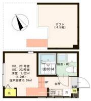東京都葛飾区立石5(アパート)の賃貸物件の間取り