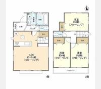 埼玉県川越市霞ケ関北5(一戸建)の賃貸物件の間取り