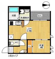 物件の間取り画像