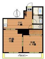 東京都荒川区東日暮里6(マンション)の賃貸物件の間取り