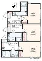 神奈川県相模原市中央区矢部3(アパート)の賃貸物件の間取り