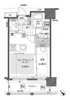 東京都品川区荏原3(マンション)の賃貸物件の間取り