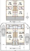 埼玉県狭山市大字南入曽(一戸建)の賃貸物件の間取り