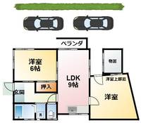 千葉県長生郡長生村岩沼(一戸建)の賃貸物件の間取り