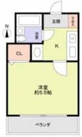大阪府大阪市平野区平野馬場2(マンション)の賃貸物件の間取り