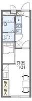 レオパレスガーデンハイムの間取り