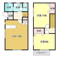 静岡県浜松市中央区三和町(一戸建)の賃貸物件の間取り