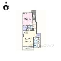 ポンテリブロK・1の間取り