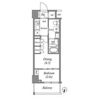 東京都北区志茂2(マンション)の賃貸物件の間取り