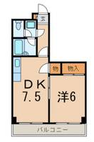 東京都江戸川区松島3(マンション)の賃貸物件の間取り
