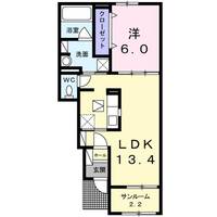 プラシード カーサBの間取り