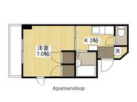 広島県広島市中区十日市町2(マンション)の賃貸物件の間取り