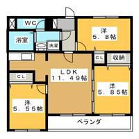 物件の間取り画像