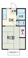 キシノハイツの間取り