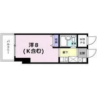 京都府京都市下京区大坂町(マンション)の賃貸物件の間取り